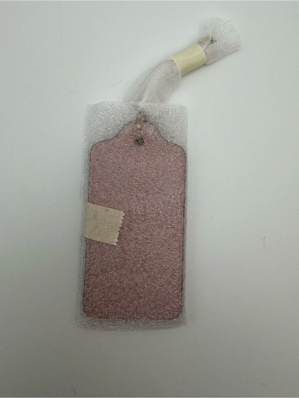 NWT Coach CBA17 Large Leather Hangtag Bag Charm Aurora Pink Hang Tag - Picture 13 of 14